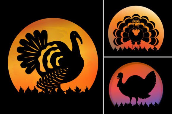 Capturing Autumnal Charm: The Thanksgiving Sunset T-Shirt Graphic