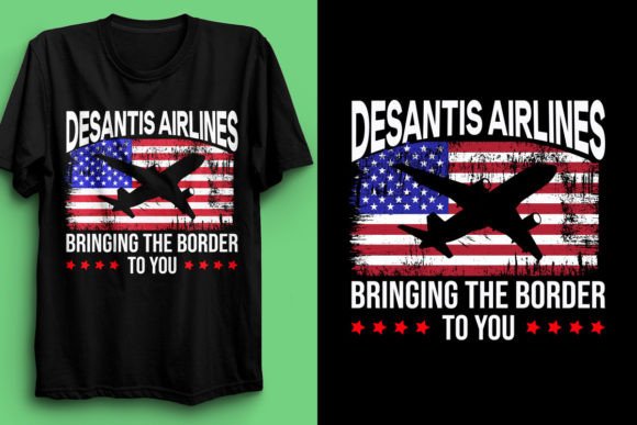 Desantis Airlines Bringing The Border To You: A Bold Graphic Statement