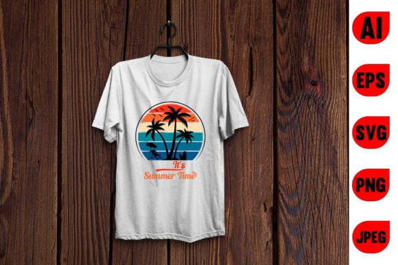 Elevate Your Projects with Summer Typography and Graphic T Shirt Design