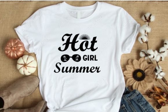 Hot Summer Girl Unique Graphic Design: Capture the Vibe