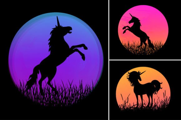 Unicorn Sunset T-Shirt Design: A Retro Graphic Guide
