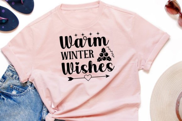 Warm Winter Wishes Graphic Design: A Cozy Creative Asset